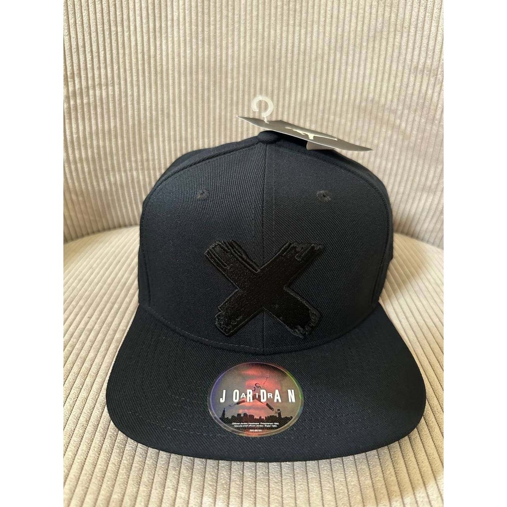 Air Jordan Banned Hat Men Black Embroidered Logo Jumpman Snap Back Cap New